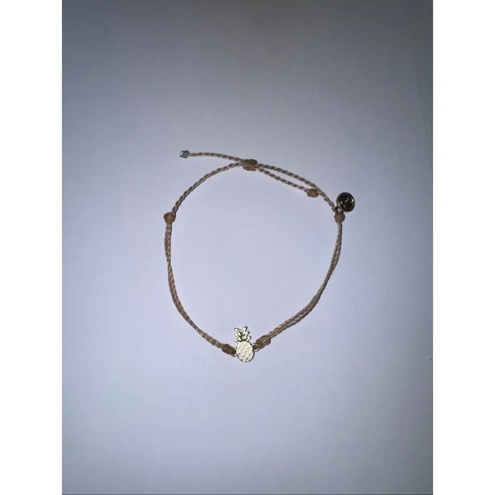 Pura Vida Pineapple Charm Bracelet